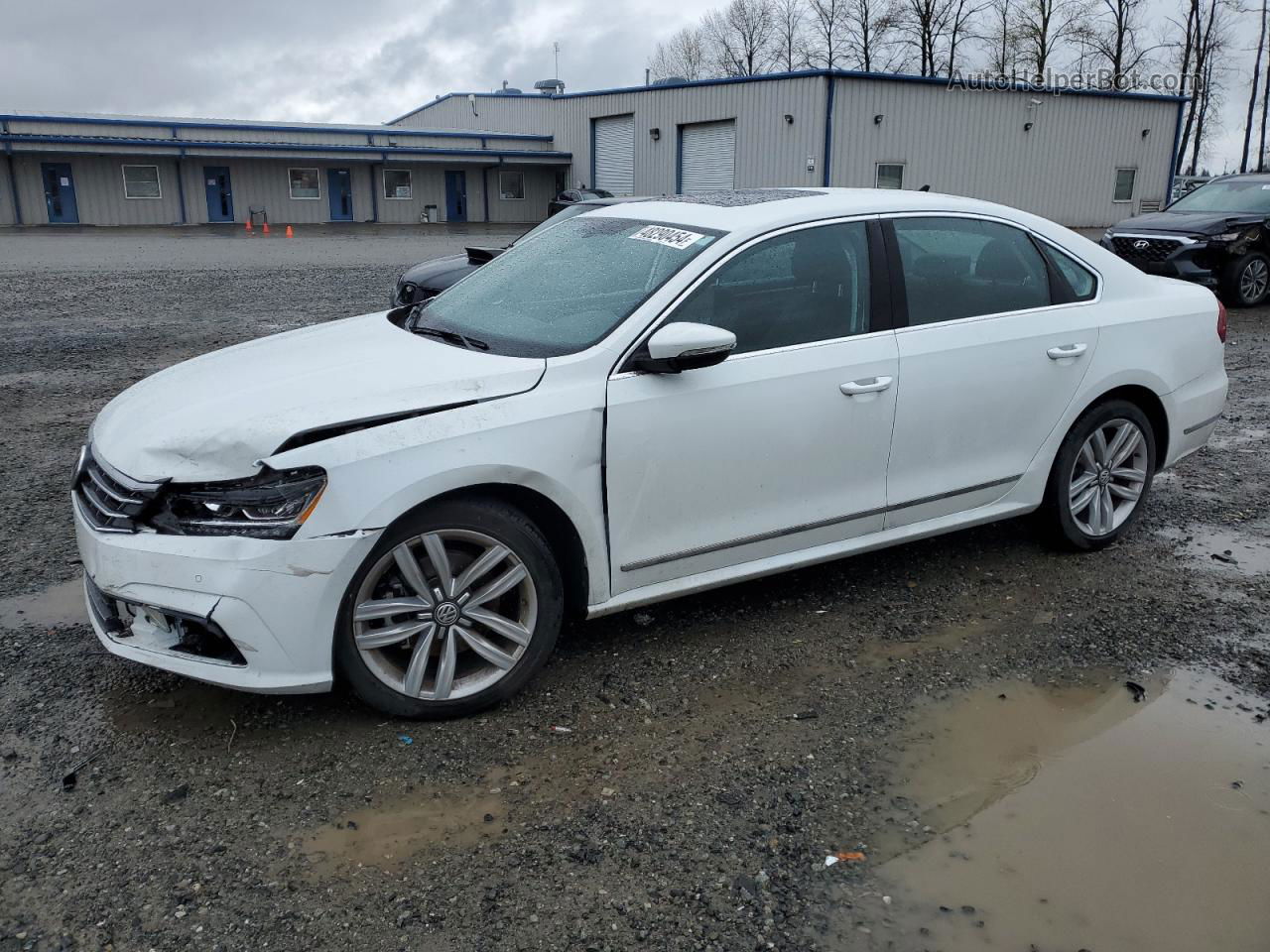 2017 Volkswagen Passat Se White vin: 1VWGT7A30HC044546