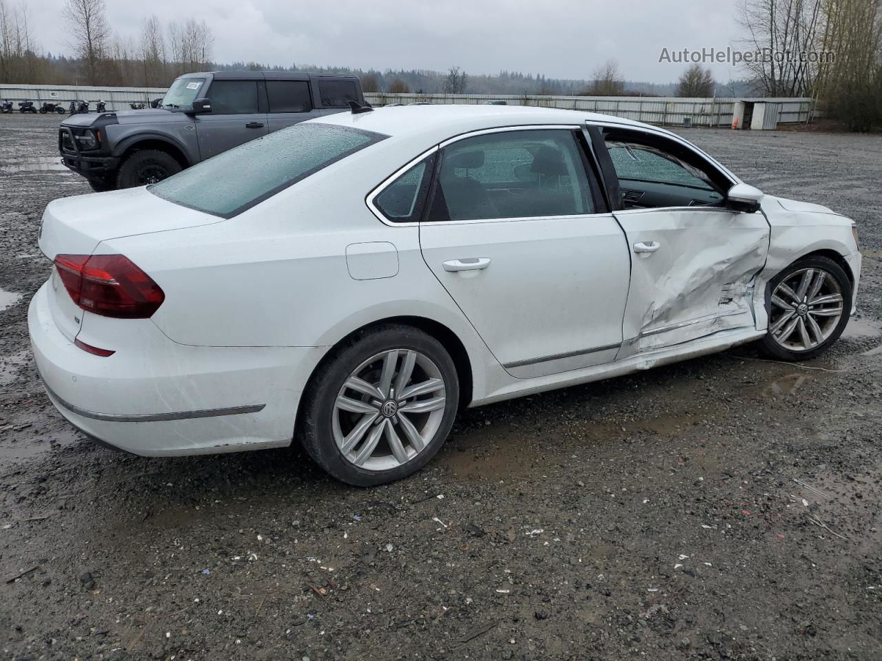 2017 Volkswagen Passat Se White vin: 1VWGT7A30HC044546