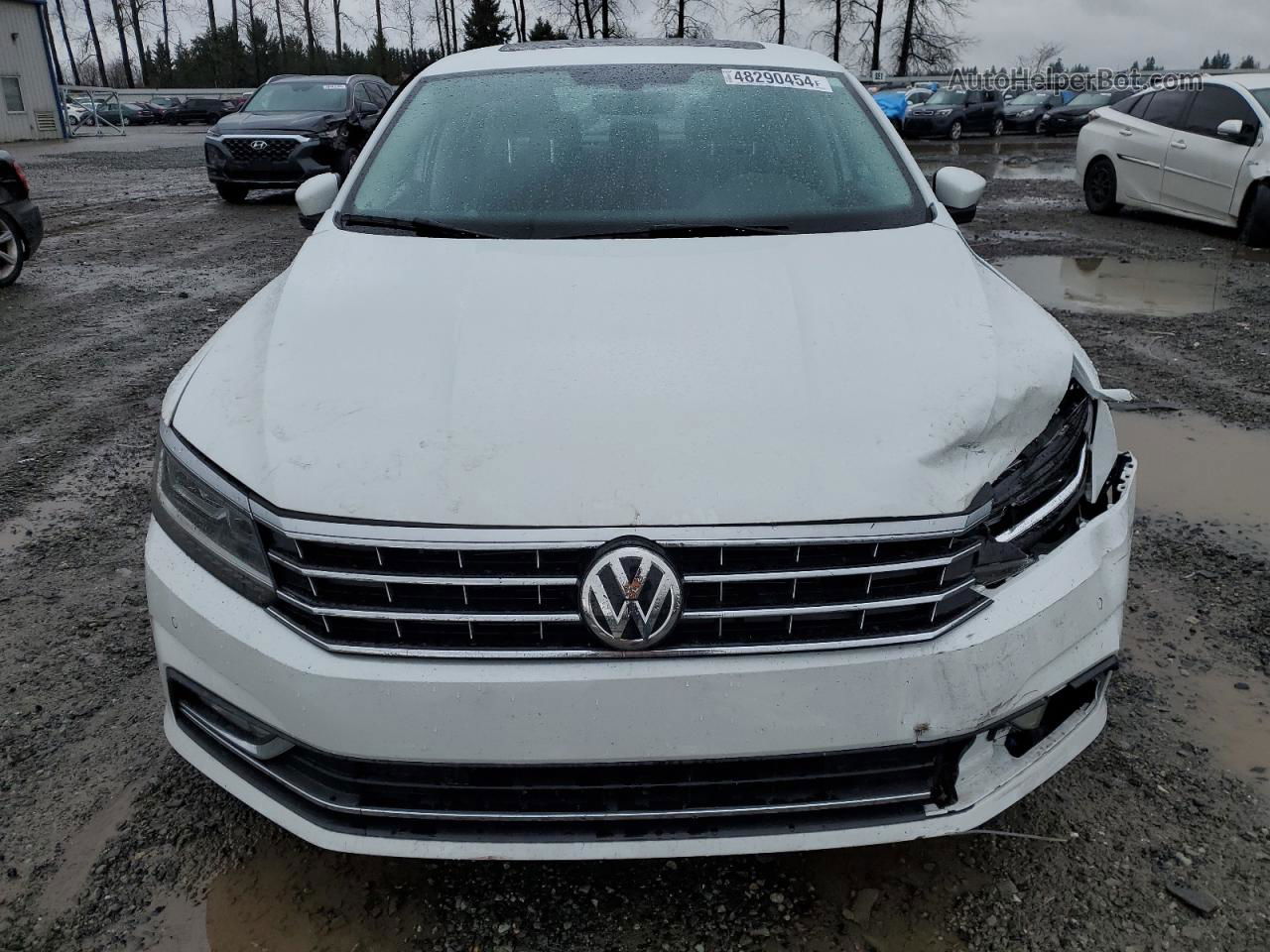 2017 Volkswagen Passat Se White vin: 1VWGT7A30HC044546