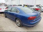 2017 Volkswagen Passat 1.8t Se Blue vin: 1VWGT7A30HC045387