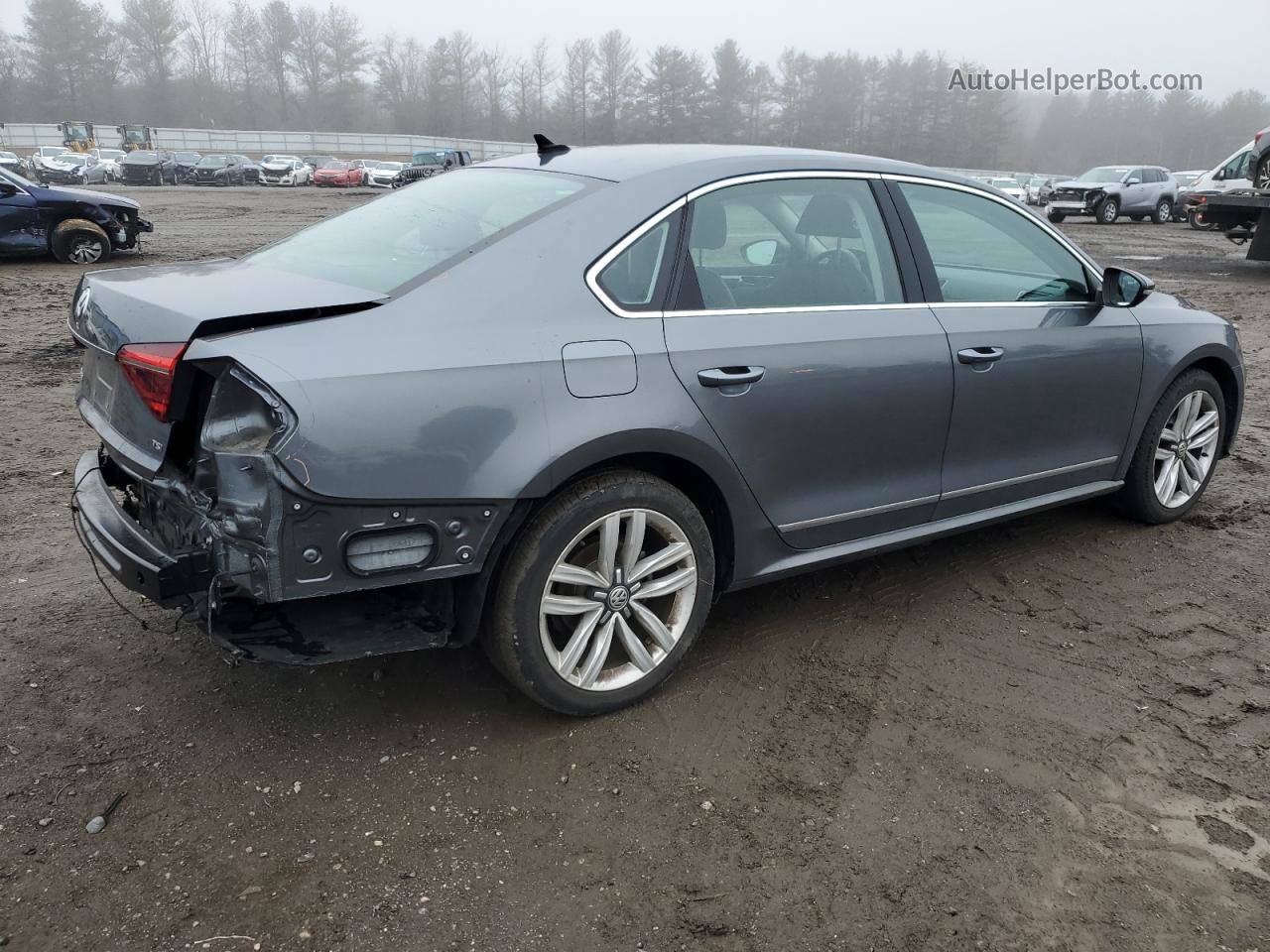 2017 Volkswagen Passat Se Gray vin: 1VWGT7A31HC072775