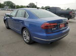 2017 Volkswagen Passat Se Синий vin: 1VWGT7A32HC035721