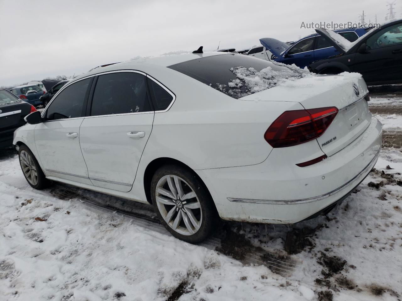 2017 Volkswagen Passat Se White vin: 1VWGT7A32HC042930