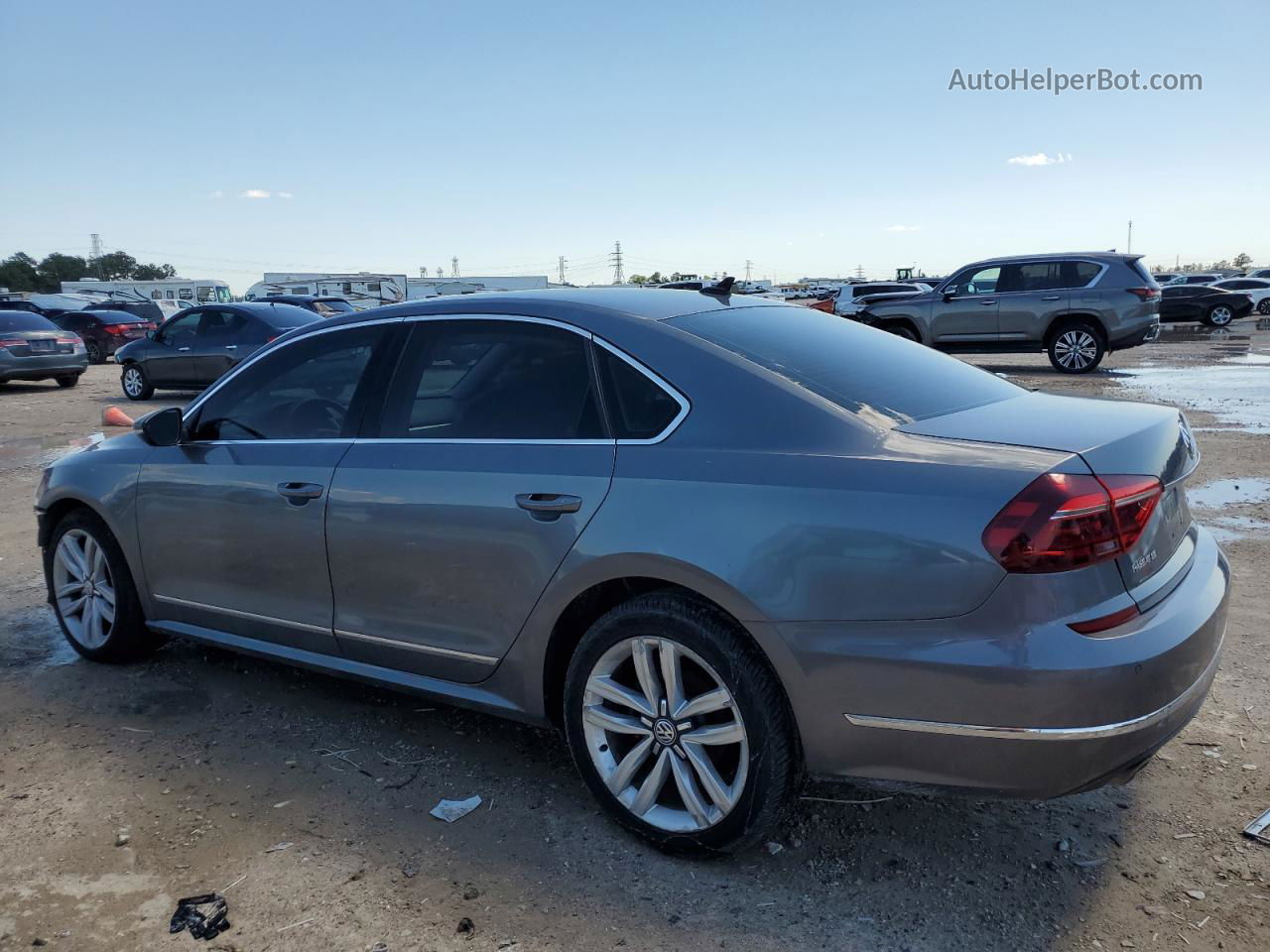 2017 Volkswagen Passat Se Gray vin: 1VWGT7A32HC059582