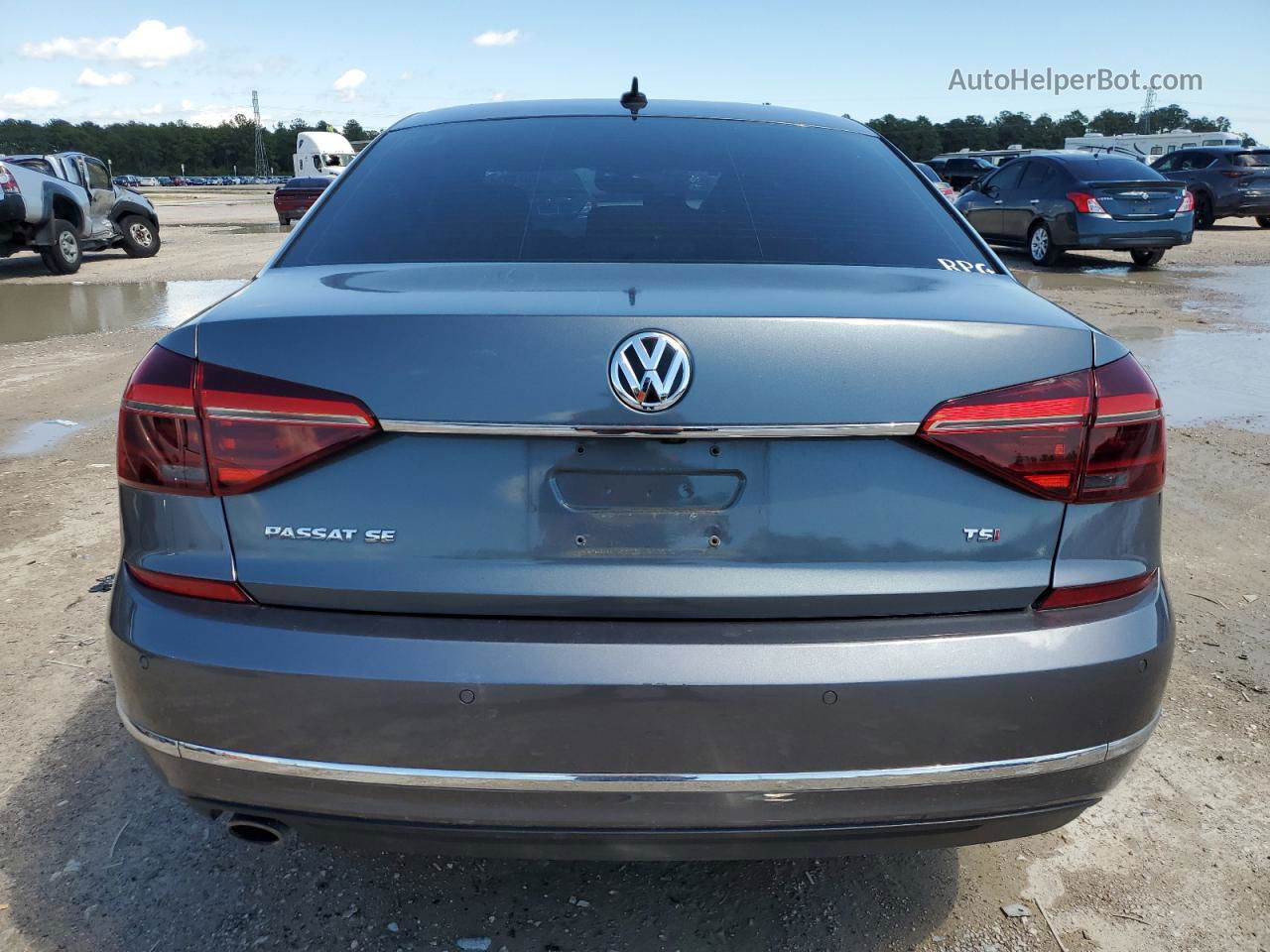 2017 Volkswagen Passat Se Серый vin: 1VWGT7A32HC059582