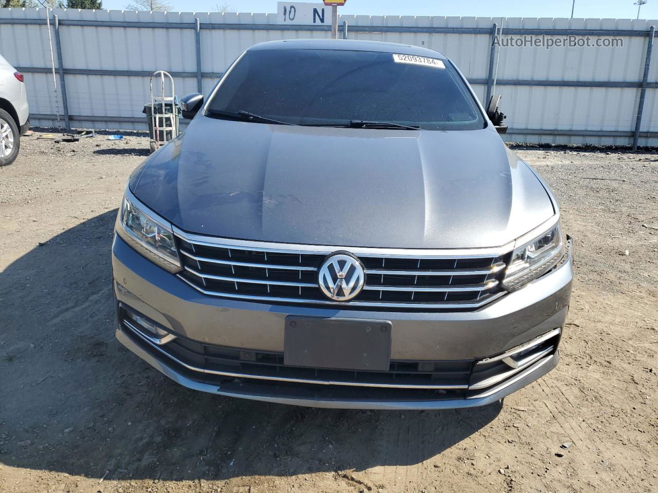 2017 Volkswagen Passat Se Gray vin: 1VWGT7A32HC066502