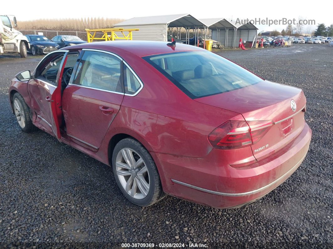 2017 Volkswagen Passat 1.8t Se Красный vin: 1VWGT7A32HC077449