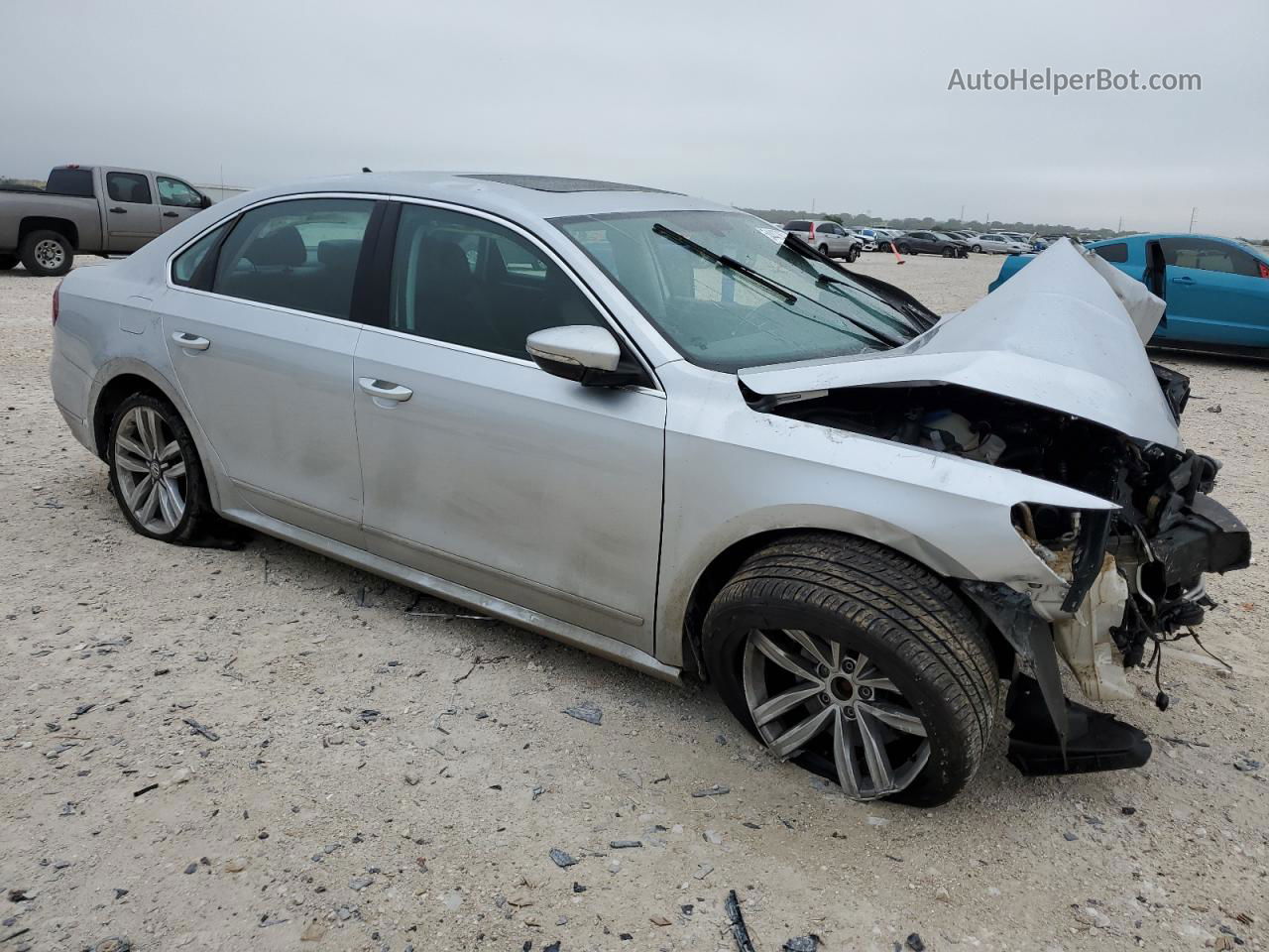 2017 Volkswagen Passat Se Silver vin: 1VWGT7A33HC076391