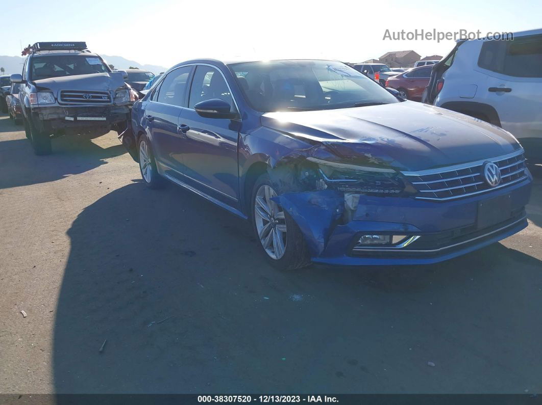 2017 Volkswagen Passat 1.8t Se Синий vin: 1VWGT7A33HC079999