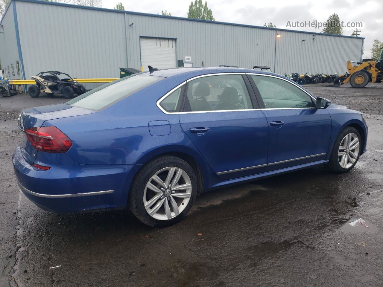 2017 Volkswagen Passat Se Blue vin: 1VWGT7A34HC071796