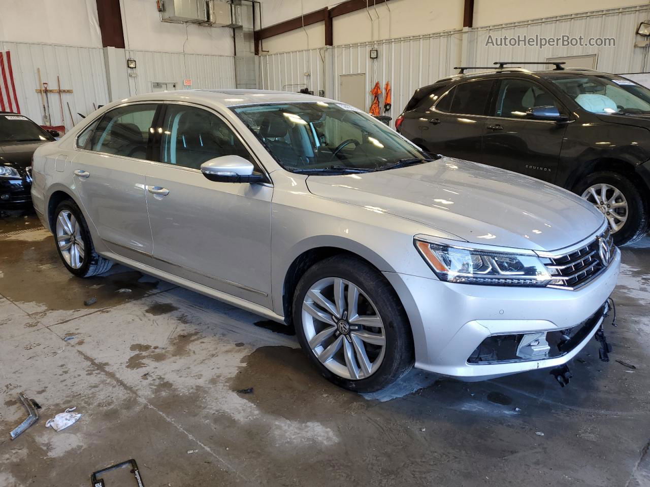 2017 Volkswagen Passat Se Серебряный vin: 1VWGT7A35HC001921