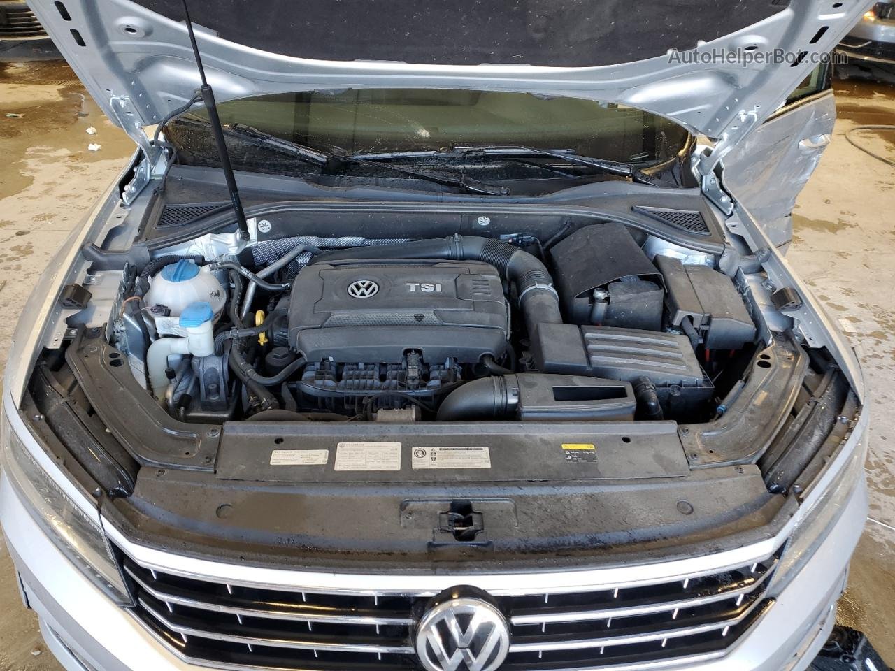 2017 Volkswagen Passat Se Silver vin: 1VWGT7A35HC001921