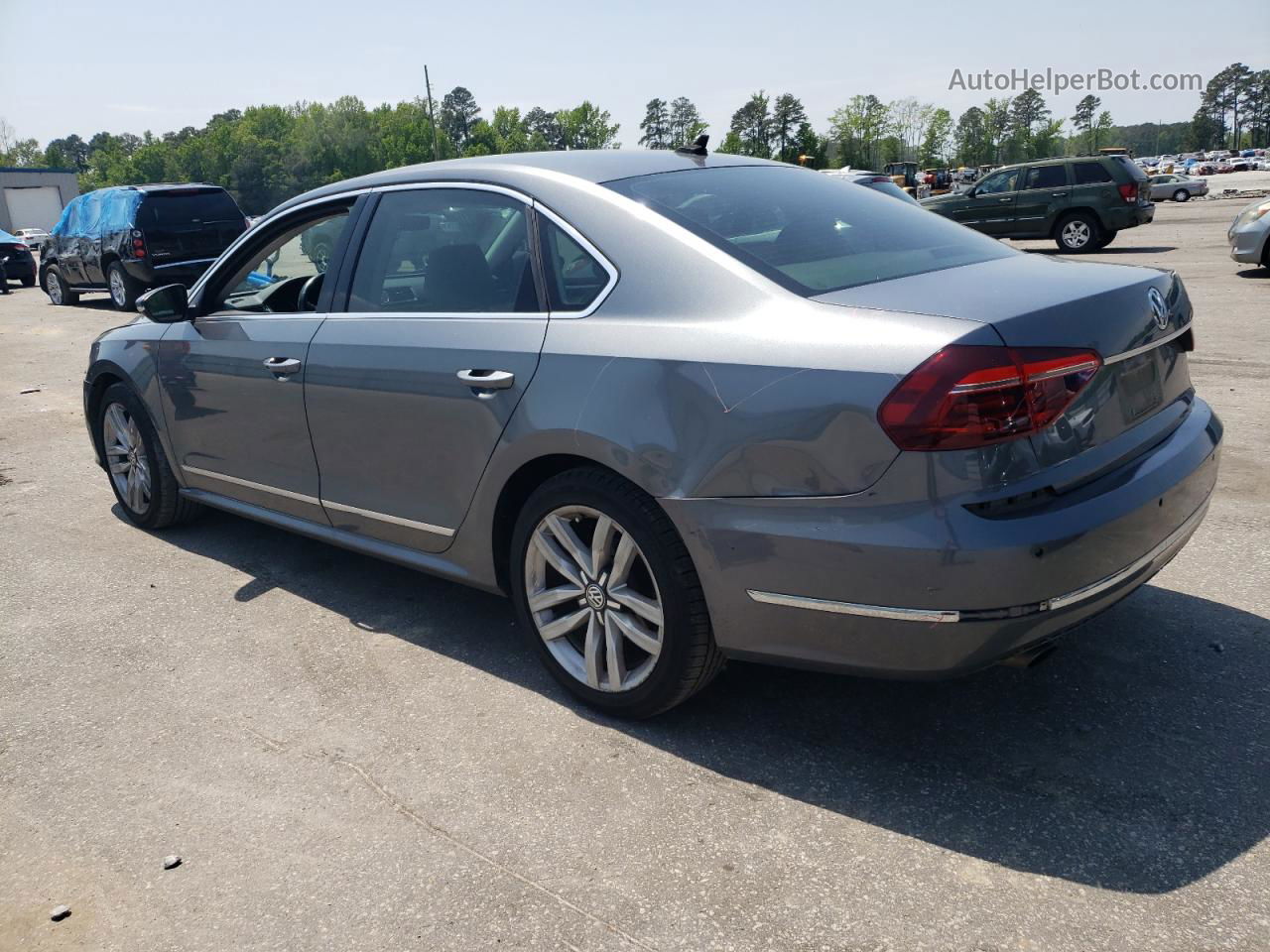 2017 Volkswagen Passat Se Gray vin: 1VWGT7A35HC039830