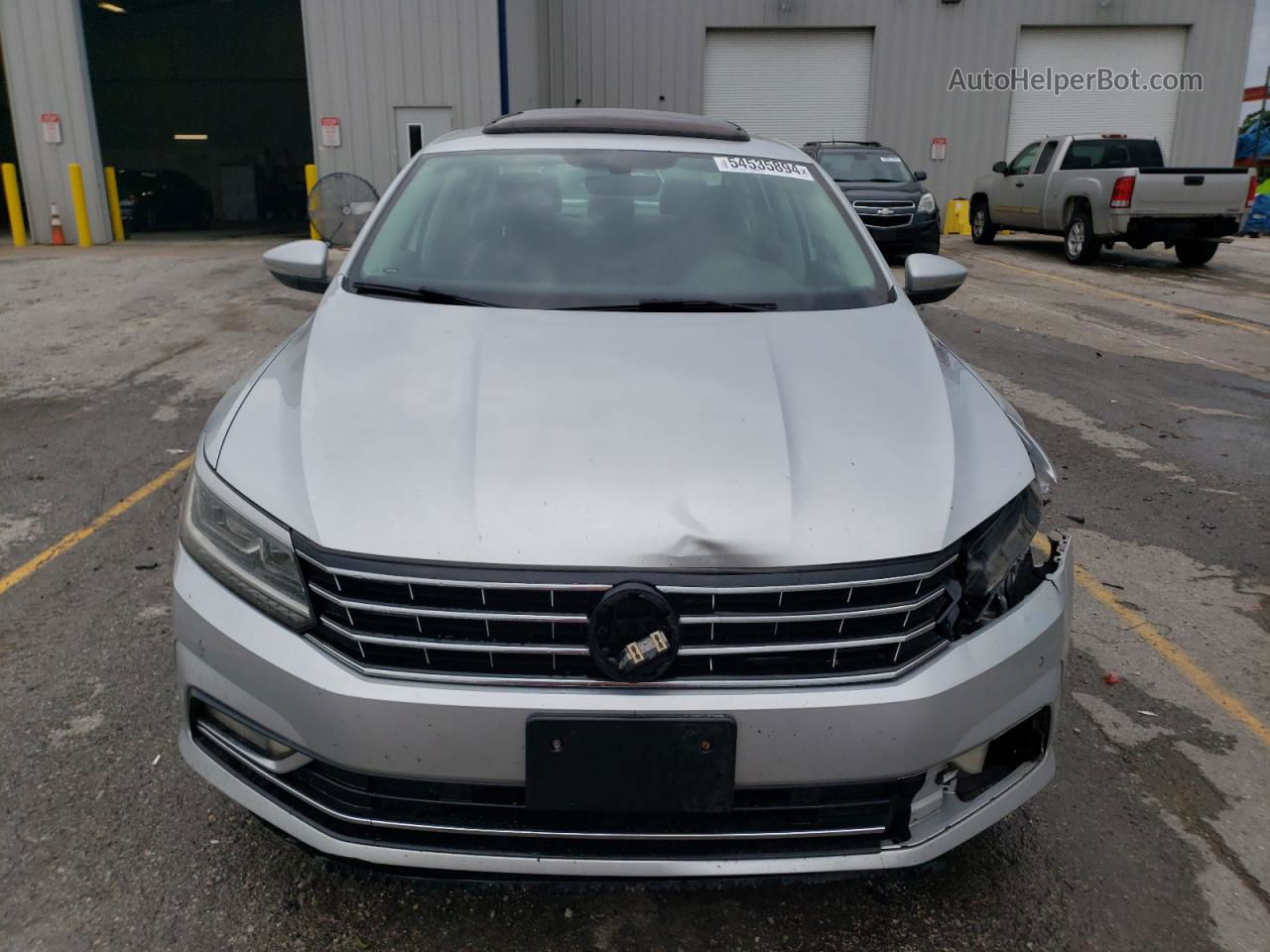 2017 Volkswagen Passat Se Silver vin: 1VWGT7A35HC043876