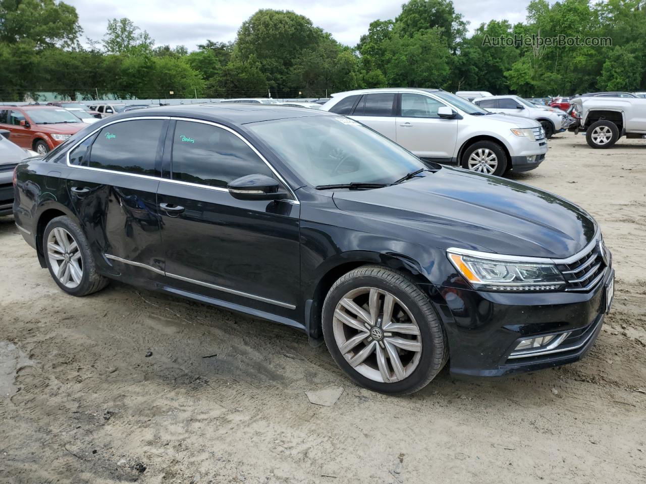 2017 Volkswagen Passat Se Black vin: 1VWGT7A35HC049550