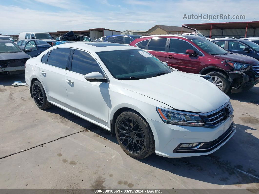 2017 Volkswagen Passat 1.8t Se White vin: 1VWGT7A36HC003225