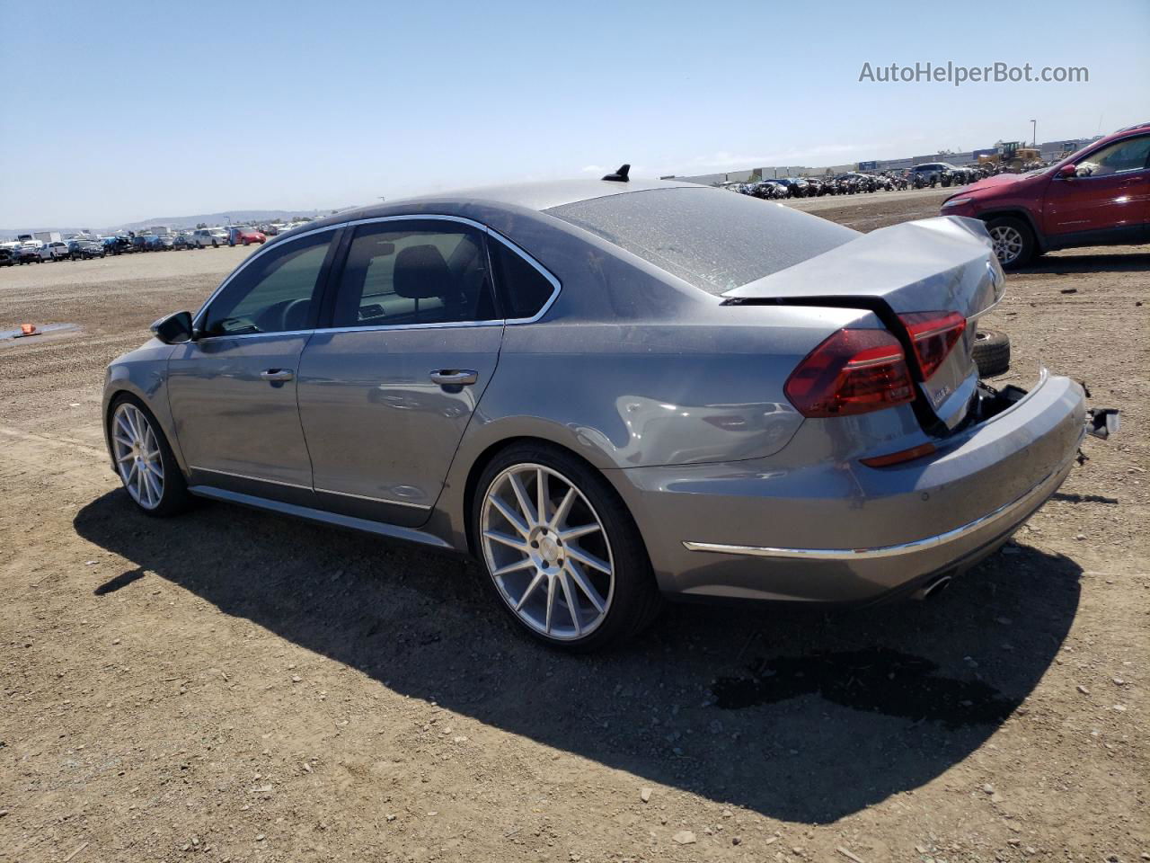 2017 Volkswagen Passat Se Gray vin: 1VWGT7A36HC030361