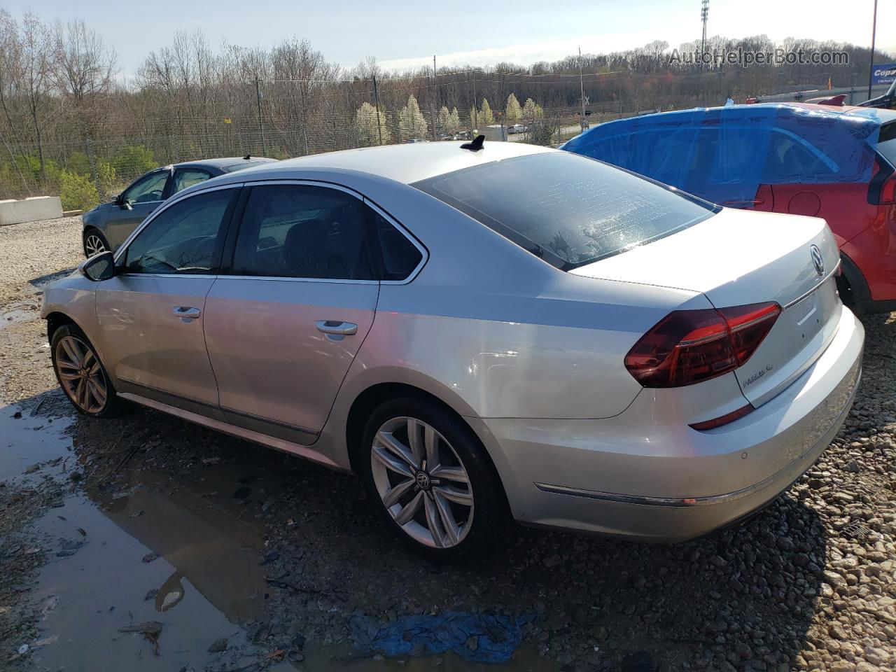 2017 Volkswagen Passat Se Silver vin: 1VWGT7A36HC078006