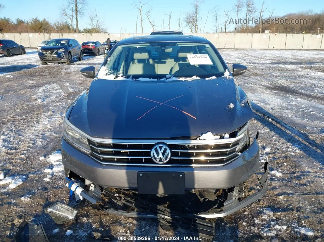 2017 Volkswagen Passat 1.8t Se Gray vin: 1VWGT7A36HC079995