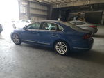 2017 Volkswagen Passat Se Синий vin: 1VWGT7A37HC009759