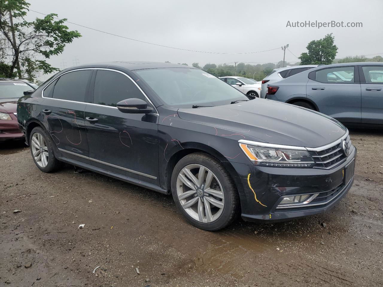 2017 Volkswagen Passat Se Black vin: 1VWGT7A37HC028358