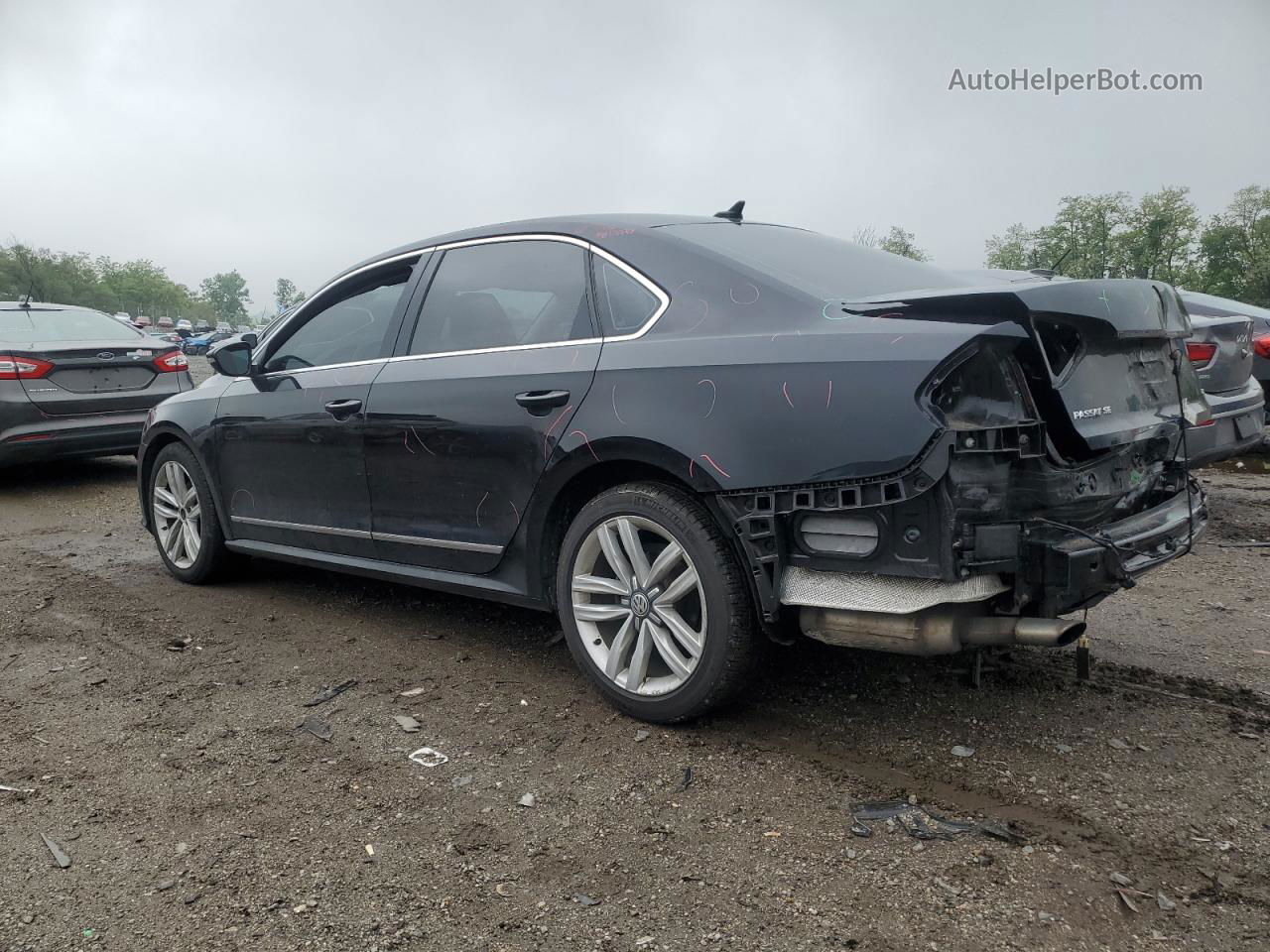 2017 Volkswagen Passat Se Black vin: 1VWGT7A37HC028358