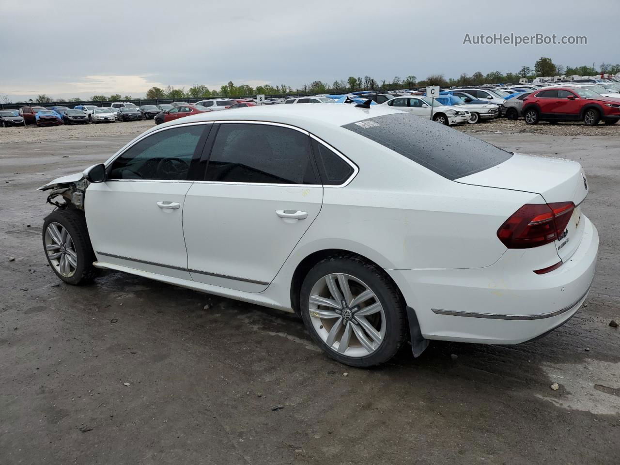 2017 Volkswagen Passat Se White vin: 1VWGT7A37HC044902