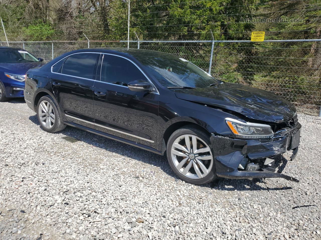 2017 Volkswagen Passat Se Черный vin: 1VWGT7A37HC053874