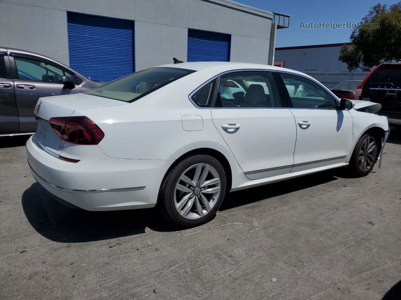 2017 Volkswagen Passat Se White vin: 1VWGT7A37HC070609