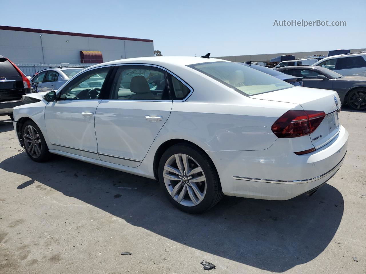 2017 Volkswagen Passat Se White vin: 1VWGT7A37HC070609