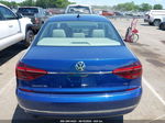 2017 Volkswagen Passat 1.8t Se Синий vin: 1VWGT7A37HC080993