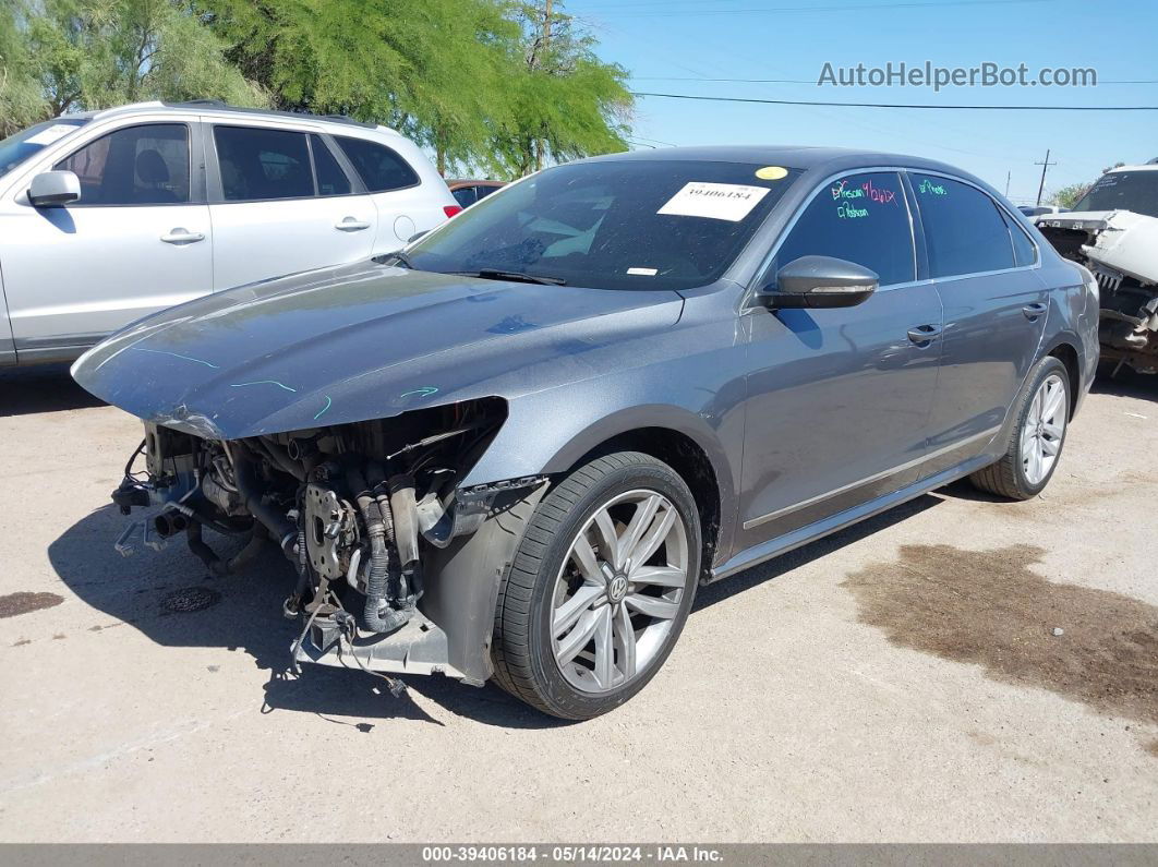 2017 Volkswagen Passat 1.8t Se Gray vin: 1VWGT7A38HC010189