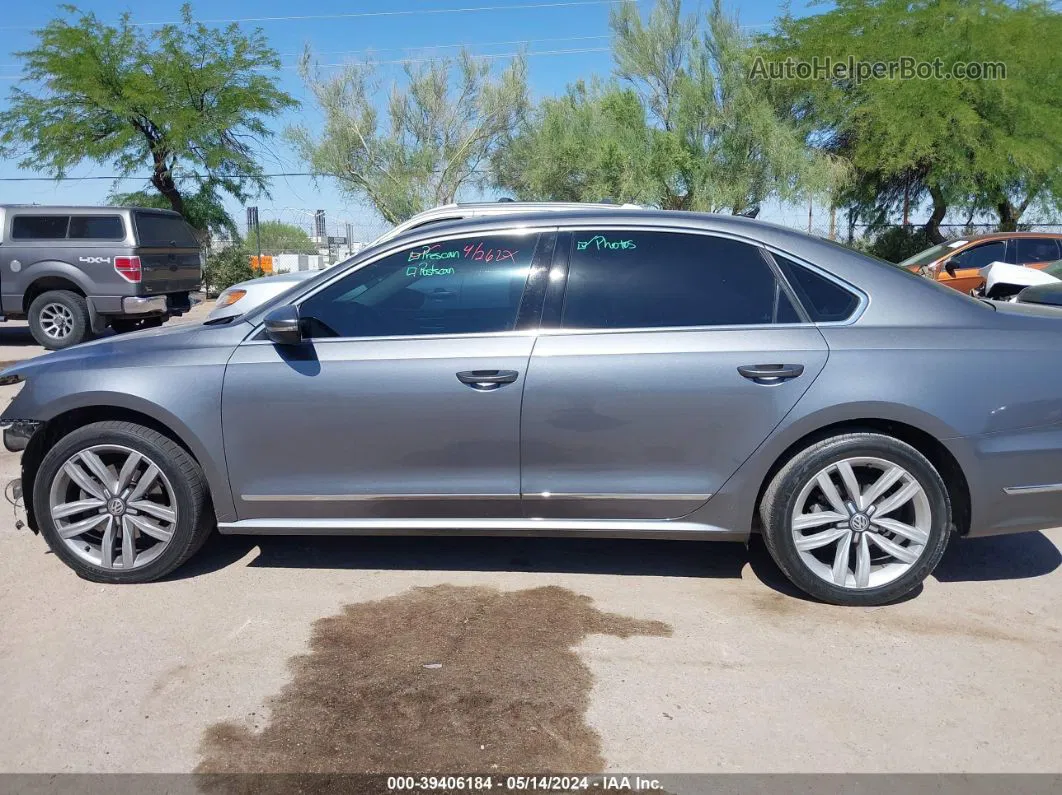 2017 Volkswagen Passat 1.8t Se Gray vin: 1VWGT7A38HC010189