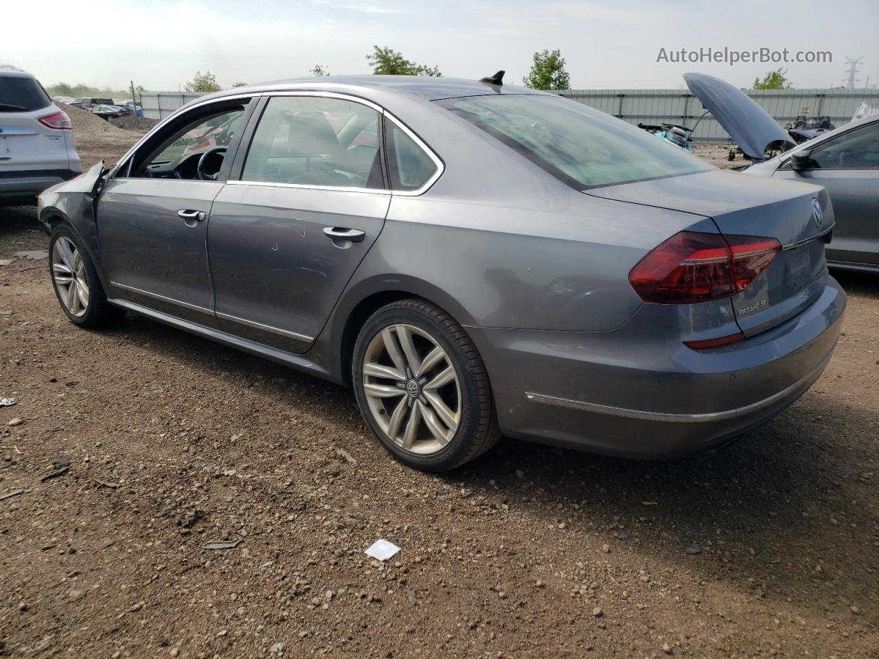 2017 Volkswagen Passat Se Gray vin: 1VWGT7A38HC034122