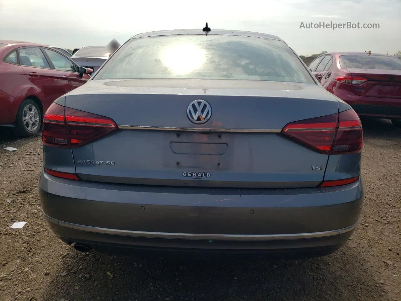 2017 Volkswagen Passat Se Gray vin: 1VWGT7A38HC034122