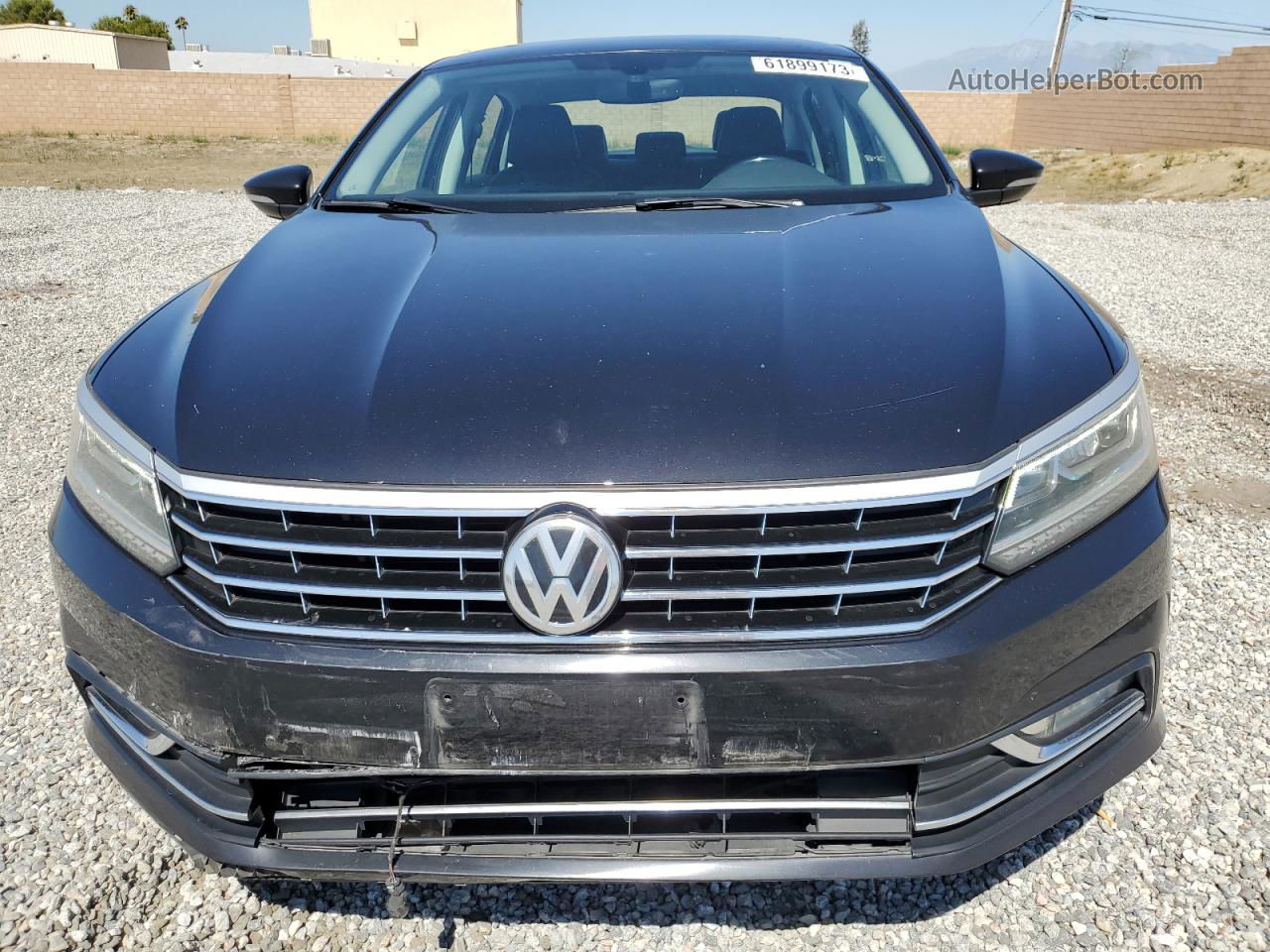 2017 Volkswagen Passat Se Черный vin: 1VWGT7A38HC036310