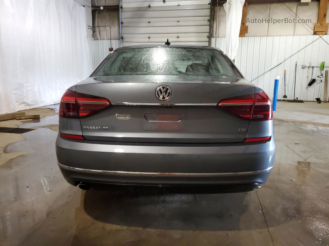 2017 Volkswagen Passat Se Gray vin: 1VWGT7A38HC057125