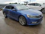 2017 Volkswagen Passat Se Синий vin: 1VWGT7A38HC060476