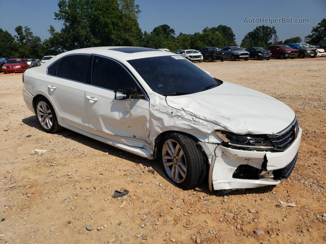 2017 Volkswagen Passat Se White vin: 1VWGT7A38HC079058