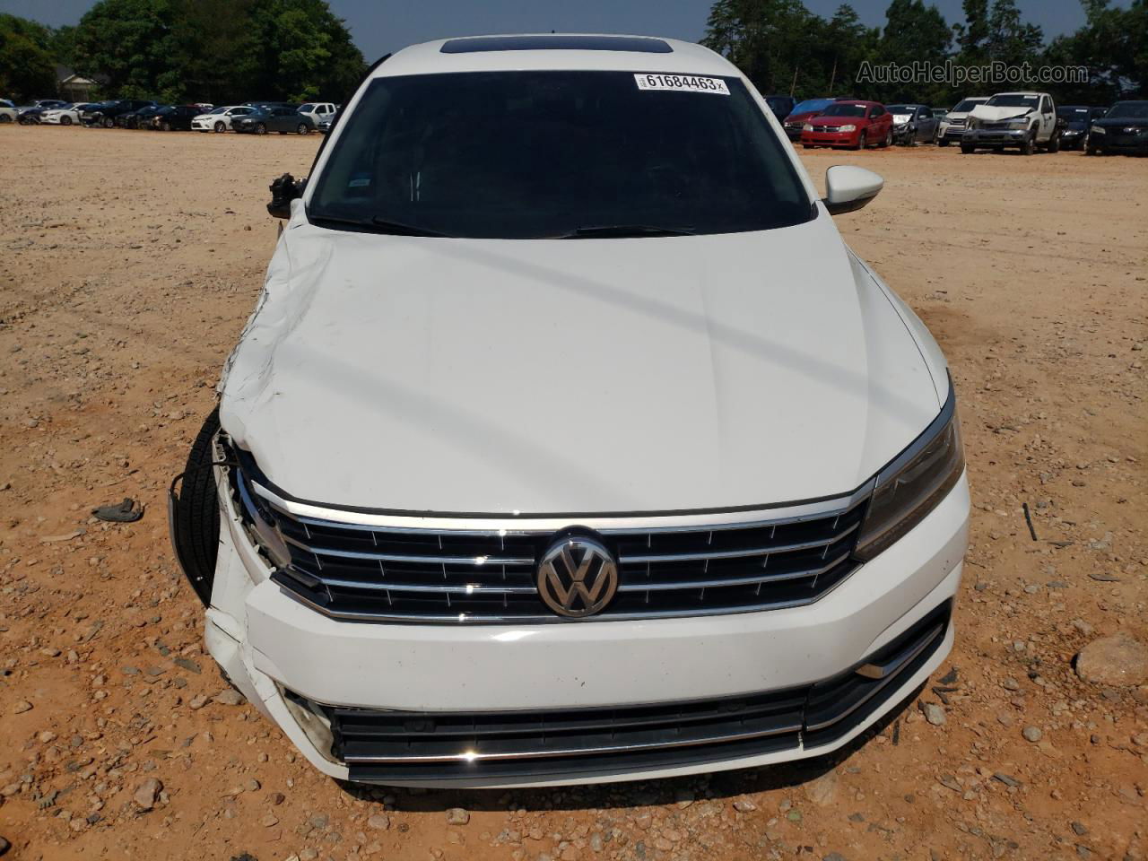 2017 Volkswagen Passat Se White vin: 1VWGT7A38HC079058