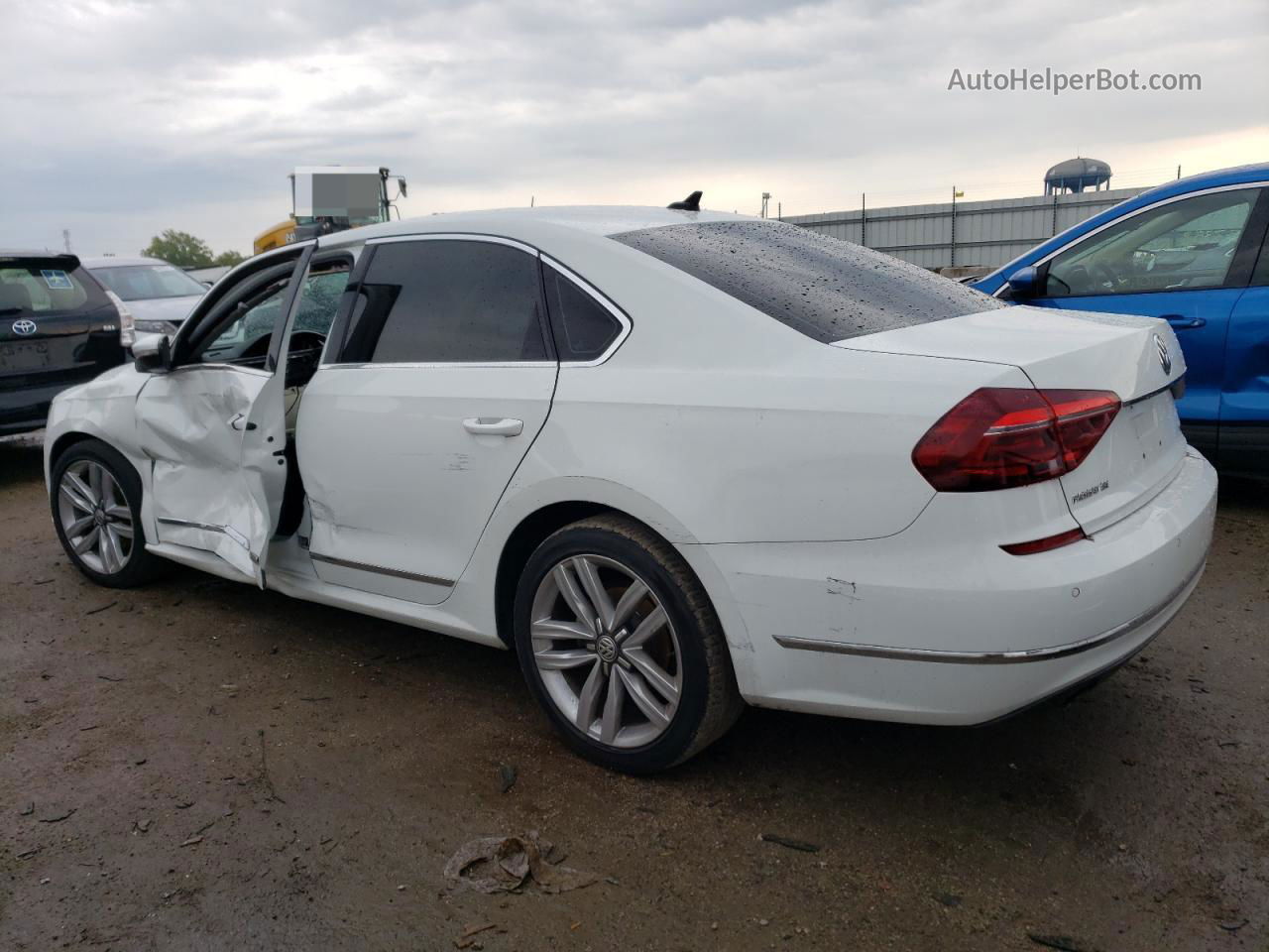 2017 Volkswagen Passat Se White vin: 1VWGT7A39HC008662