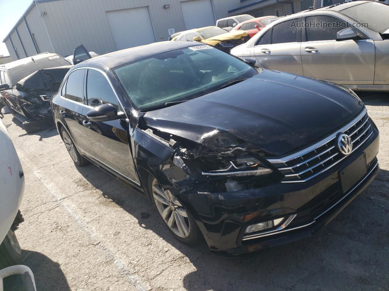 2017 Volkswagen Passat Se Черный vin: 1VWGT7A39HC037188