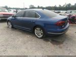 2017 Volkswagen Passat 1.8t Se W/technology Blue vin: 1VWGT7A3XHC001669