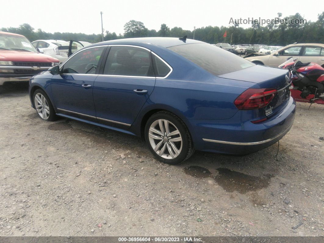 2017 Volkswagen Passat 1.8t Se W/technology Синий vin: 1VWGT7A3XHC001669