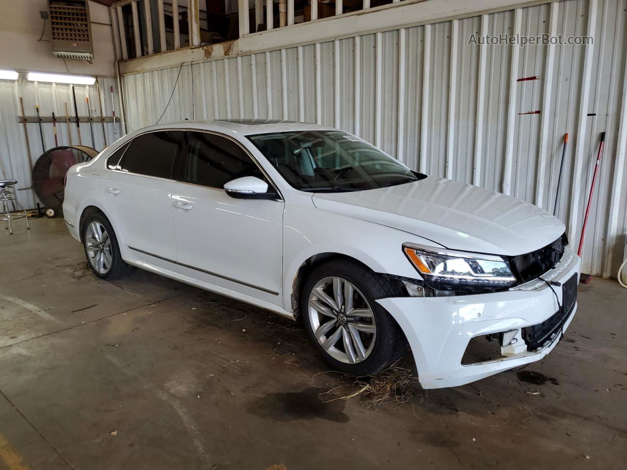 2017 Volkswagen Passat Se White vin: 1VWGT7A3XHC057594