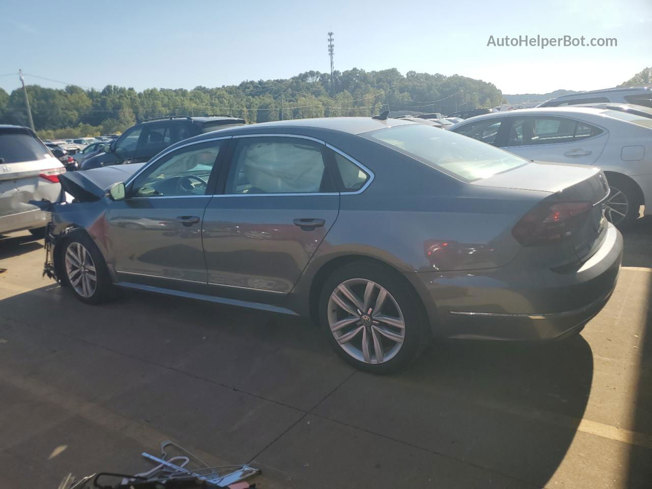 2017 Volkswagen Passat Se Серый vin: 1VWGT7A3XHC084312