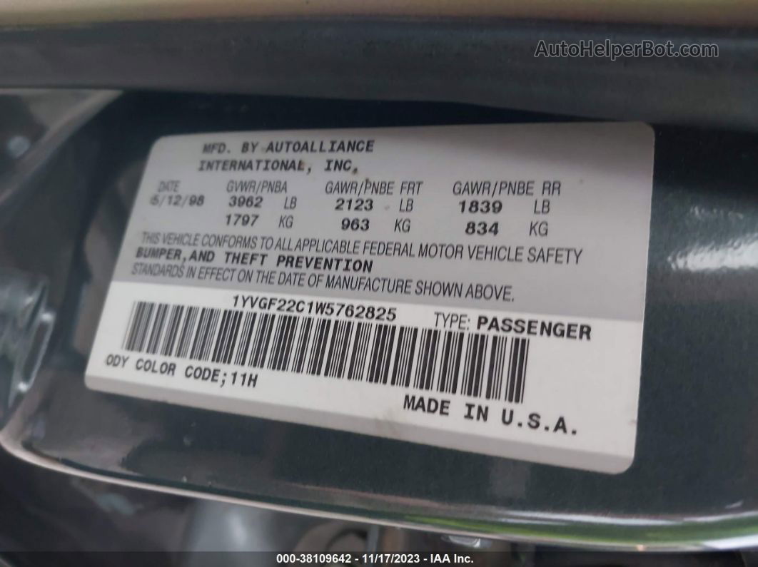 Price & History 1998 Mazda 626 Dx/lx 2.0l Dohc Mfi 16-valve 4-cyl