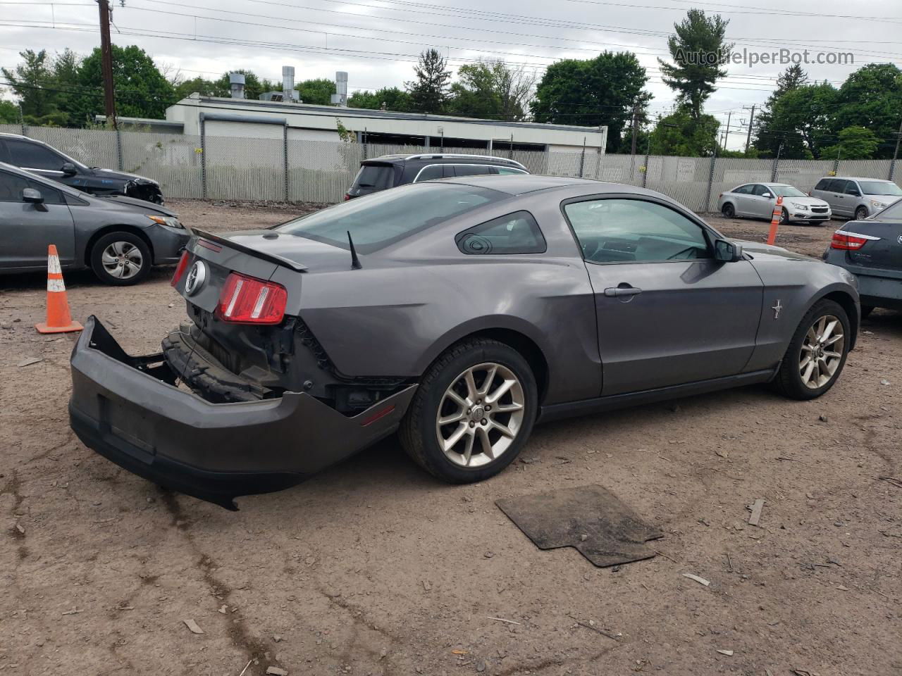 2011 Ford Mustang  Серый vin: 1ZVBP8AM0B5103247