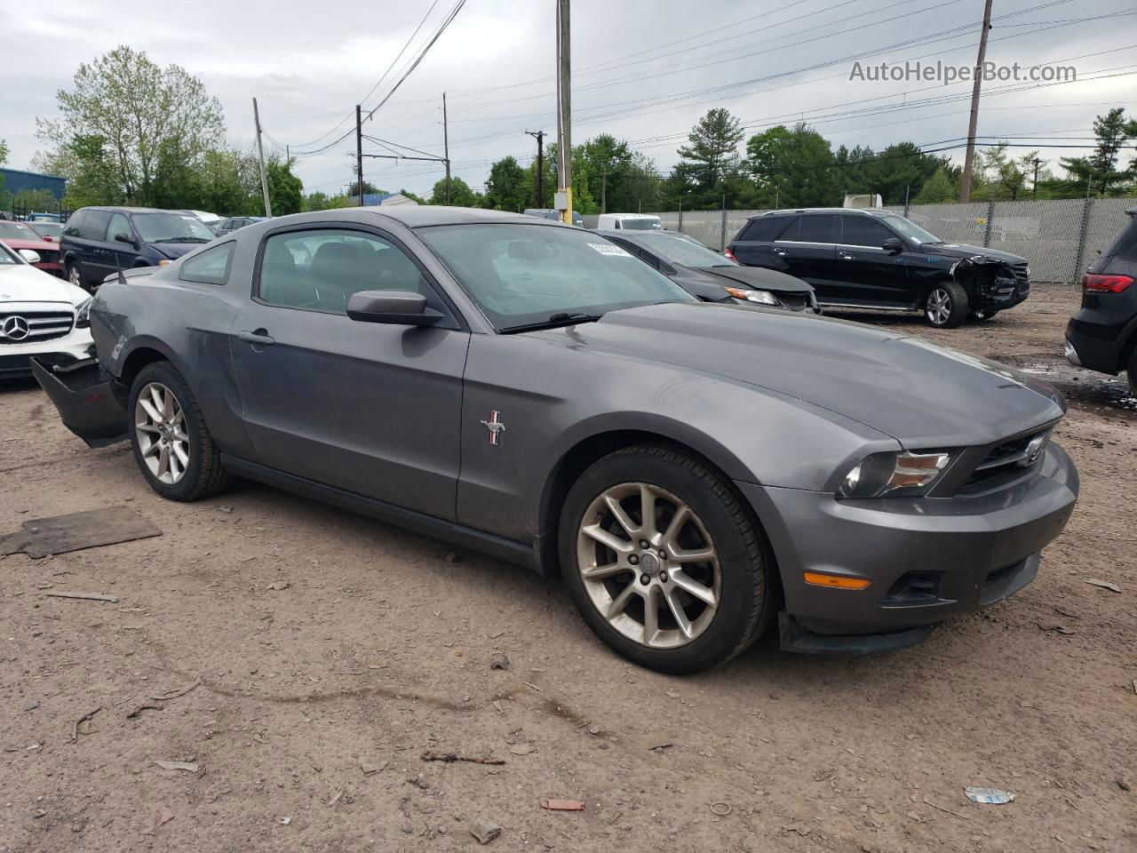 2011 Ford Mustang  Gray vin: 1ZVBP8AM0B5103247