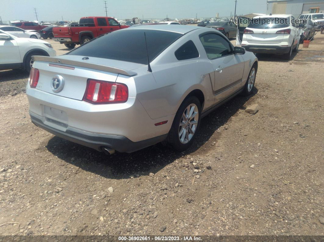 2011 Ford Mustang V6 Silver vin: 1ZVBP8AM0B5119304